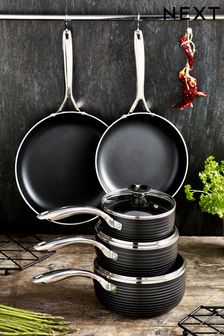 Black Black Bronx 5 piece pan set Non-Stick Cookware (810281) | CHF 146
