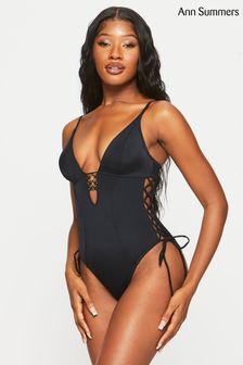 Ann Summers Black Miami Dreams Non Padded Soft Swimsuit