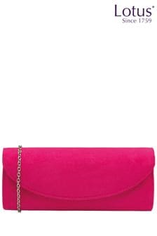 Lotus Pink Clutch Bag with Chain (810718) | kr920