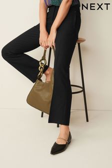 Black Tailored Elasticated Back Boot Cut Trousers (811352) | €33.50