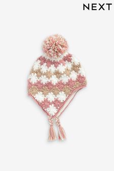 Crochet Trapper Hat (3mths-13yrs)