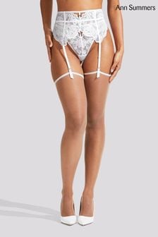 Ann Summers Thin Welt Plain White Top Stockings (812399) | $16