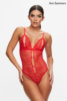 Ann Summers Red Diamond Kiss Lace Body