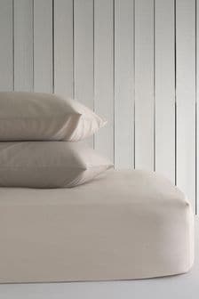 Pebble Natural Cotton Rich Deep Fitted Sheet (812502) | 15 € - 24 €