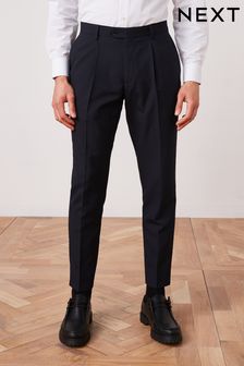 Navy Blue Slim Fit Suit: Trousers (812976) | €46