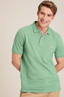 Joules Woody Light Green Regular Fit Cotton Pique Polo Shirt (813853) | €34