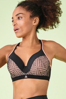 Soutien-gorge de sport fort impact à bonnets classiques et armatures