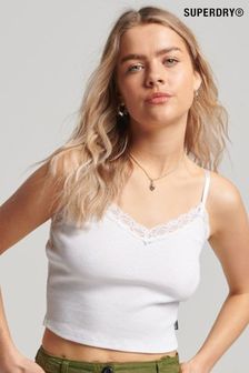 Superdry Off White Relaxed Stripe Camisole (815103) | AED100