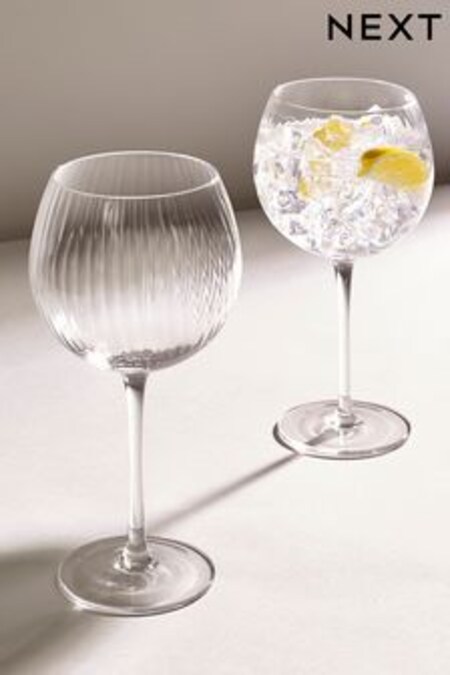 Clear Sienna Set of 2 Gin Glasses (815415) | $45