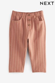 Tan Brown/Cream Lightweight Stripe Jersey Joggers (3mths-7yrs) (815583) | AED39 - AED48