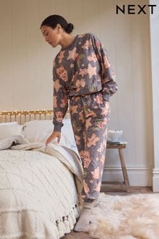 Grey Gingerbread Cosy Long Sleeve Pyjamas (815697) | $39