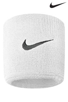 Biały - Opaska na rękę Nike Swoosh (815784) | 55 zł