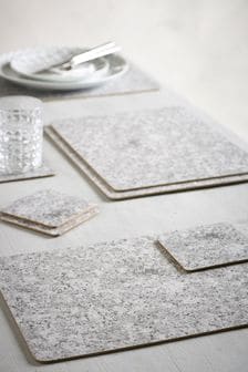 4 Granite Print Placemats And Coasters Set (815893) | KRW23,900