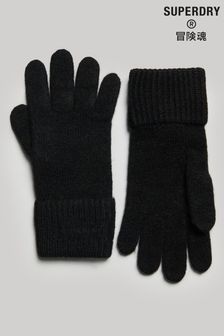Superdry Black Essential Ribbed Gloves (8167Q0) | 28 €