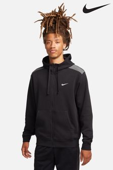 Negru - Hanorac cu blocuri de culoare pe umăr Nike Sportswear (816833) | 436 LEI