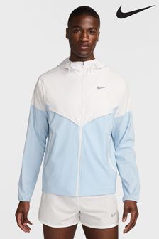 Nike white blue Light Windrunner Running Jacket (817056) | $159
