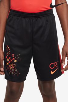 Negro - Pantalones cortos de entrenamiento de CR7 con forro polar Club de Nike (817259) | 40 €