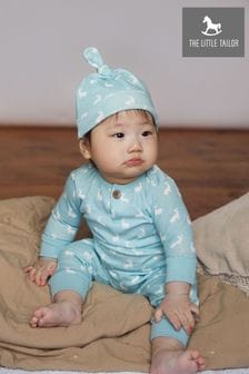 Blue - The Little Tailor Baby Easter Bunny Print Soft Jersey Hat (817554) | kr130
