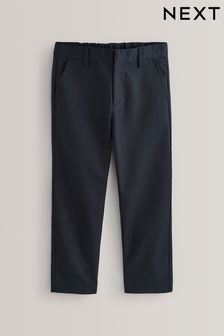 Azul marino - Pantalones de corte recto de vestir escolares (3-17 años) (817599) | 10 € - 21 €