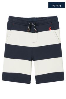 Joules Blue Hapley Stripe Jogger Shorts (819798) | €18 - €22