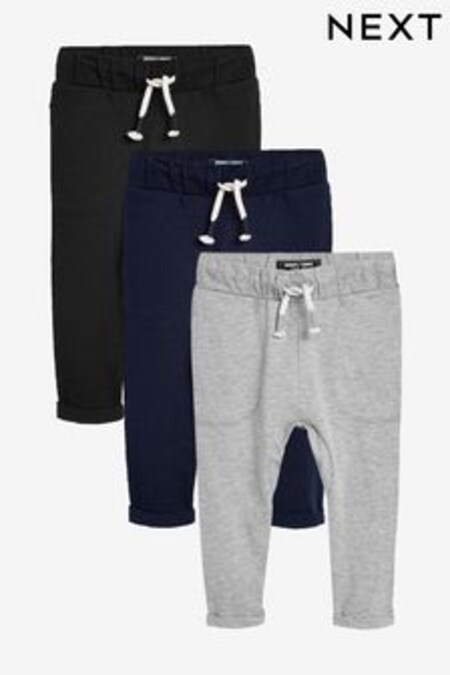 Multi Lightweight Joggers 3 Pack (3mths-7yrs) (821154) | €26 - €31
