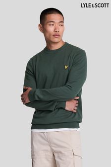 Lyle & scott cotton merino crew neck jumper top