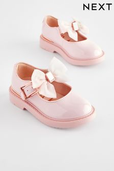 Baker by Ted Baker Girls Patent Mary Jane Shoes with Bow