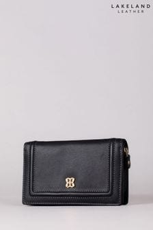 Črna - Lakeland Leather roza srednje velika usnjena denarnica s poklopcem  Icon (822767) | €40