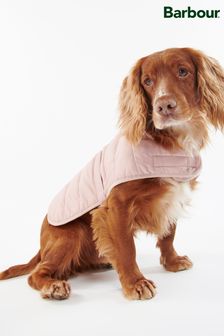 Barbour® Pink Baffle Quilted Dog Coat (822954) | 296 QAR