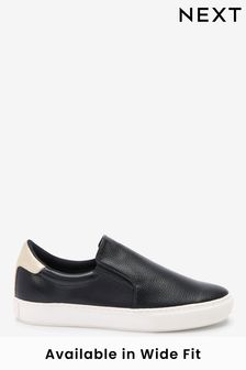 Black Regular/Wide Fit Forever Comfort® Slip-On Trainers (823425) | €14