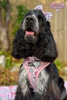 Pawsome Paws Boutique Pink Blue Adjustable Dog Harness (823735) | €35
