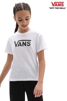 Белая футболка свободного кроя для девочек Vans (823794) | €12 - €14