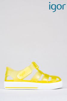 Igor Yellow Star Jelly Sandals (824237) | ₪ 102