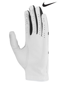 Nike Mens White LH Dura Feel Golf Gloves