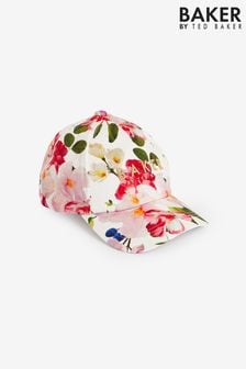 Baker by Ted Baker Girls Floral Twill Embroidered Baseball Cap (824771) | HK$185