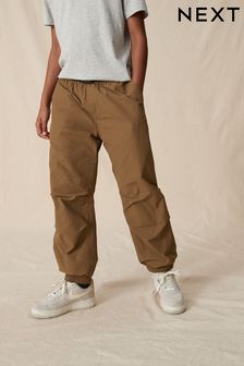 Rjava - Široke hlače z žepi (3–16 let) (824911) | €24 - €31