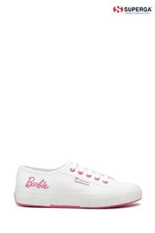 Superga 2750 Barbie Terry Cloth Patch White Trainers (825734) | €61