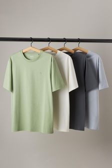 Blue/Sage/White/Charcoal T-Shirt 4 Pack (825874) | EGP1,094