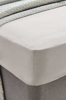 Laura Ashley Silver 400 Thread Count Cotton Fitted Sheet (826076) | €43 - €64