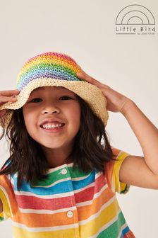 Little Bird by Jools Oliver Multi Rainbow Straw Hat (826198) | ￥2,470 - ￥2,820