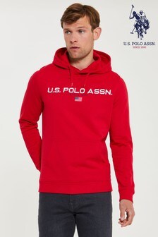 U.S. Polo Assn. Red Sport Overhead Hoodie (826878) | 74 €