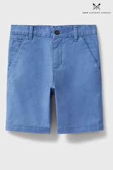 Crew Clothing Company Blue Cotton Classic Casual Shorts (827335) | ￥3,880 - ￥4,580