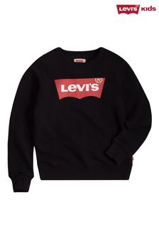 Levi's® Black Batwing Logo Kids Sweater (827629) | $96 - $110