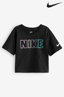 Nike Black Little Kids Femme Pop T-Shirt (827783) | LEI 95