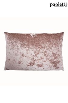 Riva Paoletti Blush Pink Verona Crushed Velvet Rectangular Polyester Filled Cushion (829088) | NT$790