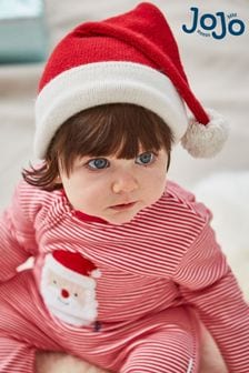 JoJo Maman Bébé Red Knitted Father Christmas Hat (8292Z5) | $27