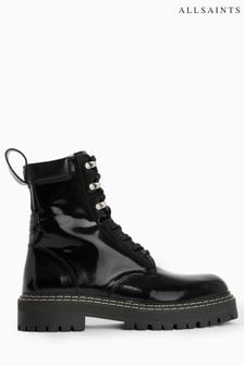 AllSaints Black Heidi Boots (829737) | 1,232 QAR
