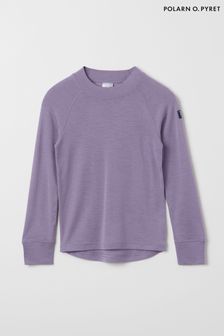 Polarn O Pyret Purple Merino Wool Top (829899) | €17