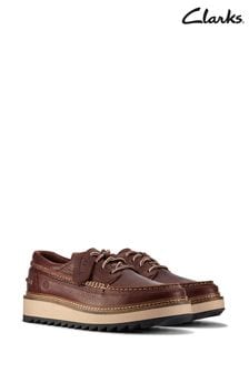Clarks Natural British Leather Clarkhill Lace Shoes (829969) | €156