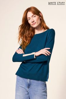 White Stuff Teal Blue Jumper (830870) | AED278
